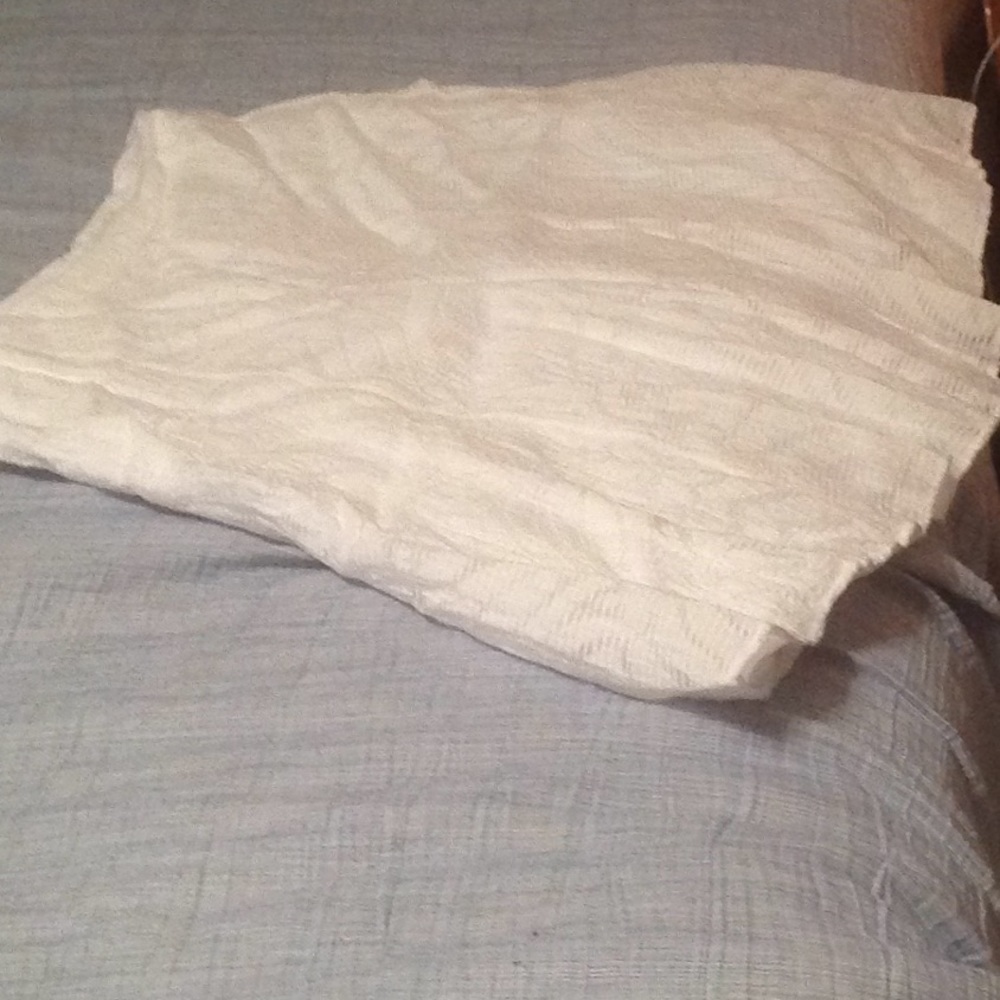 Liz Claiborne white a-line skirt, size 18